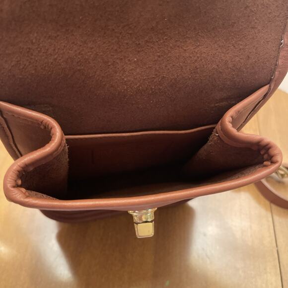 Coach Scooter Sidepack Crossbody Bag British Tan Classic Leather #9978 - Picture 9 of 12